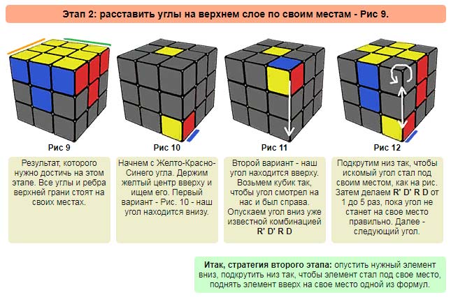 Кубик рубика нижний крест