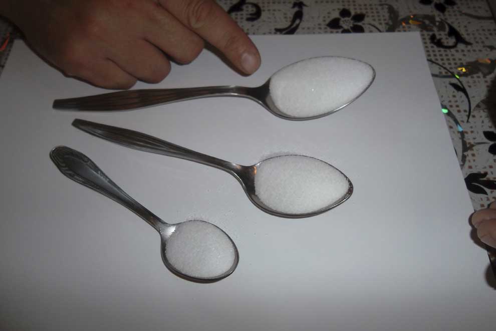 Сколько грамм соли можно вместить в чайную ложку