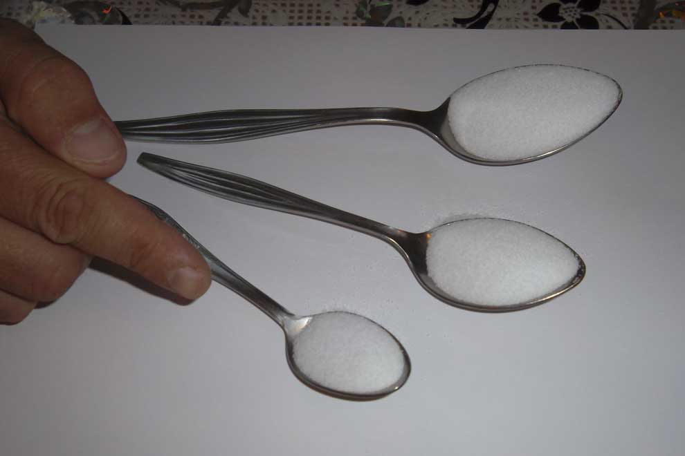 5 столовых ложек соли